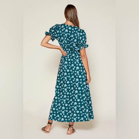 NWT Outerknown Kira Dress Riviera Esalen Bloom Size Medium - Picture 3 of 16